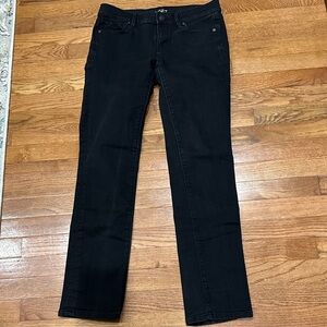 Ann Taylor Loft  Women's Classic Black Straight Leg Jeans